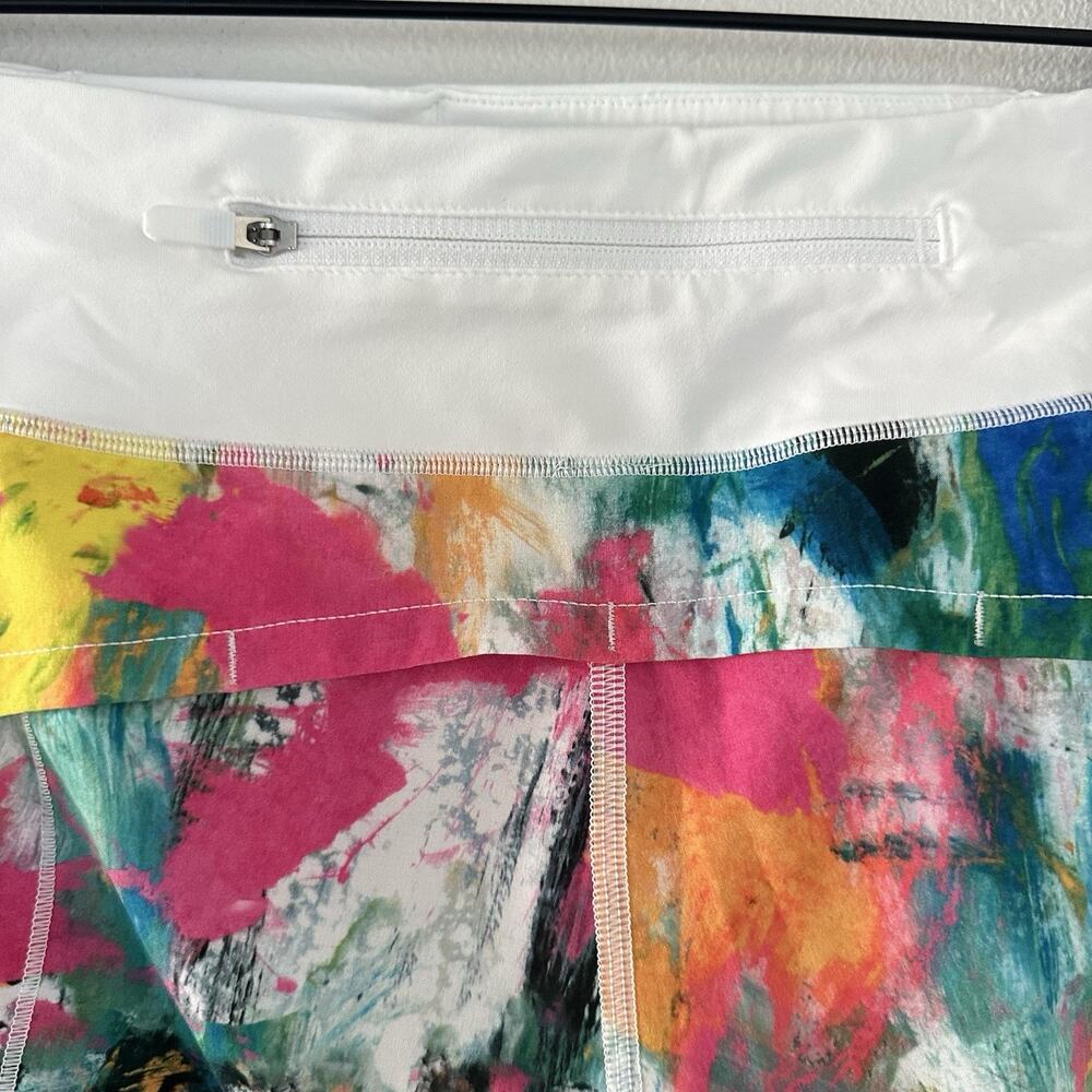 Lululemon Speed Up Shorts Multi Colored Size 8 Athletic Gorpcore Running Indie - Picture 9 of 15
